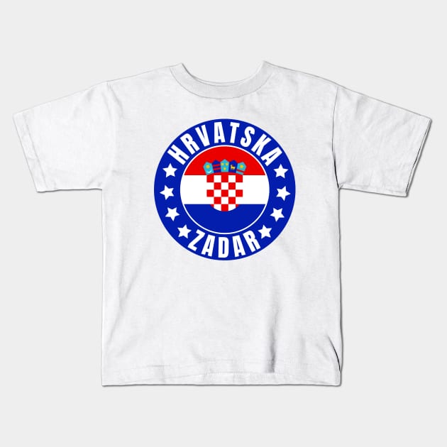 Zadar Kids T-Shirt by footballomatic